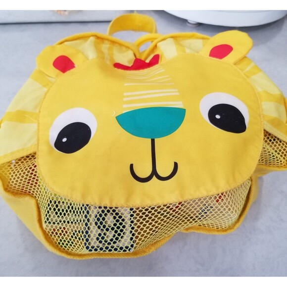 Wooden Block set cute hangable hook & loop closure carrying bag 39 blocks 1 bag - Picture 4 of 5